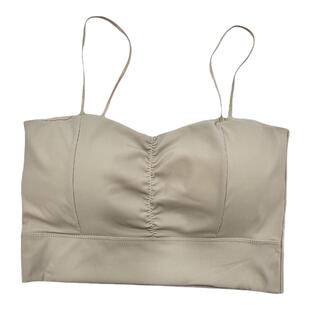 夏季纯色冰丝乳胶内衣女平口抹胸小胸聚拢防走光运动抹胸美背吊带