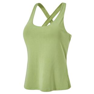 拍朵假两件健身背心女含胸垫运动上衣跑步交叉美背瑜伽服无袖T恤