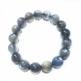 黑月光 冰种黑太阳石手链 黑月光手串 日光石 sunstone天然水晶