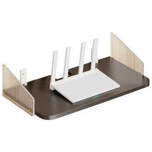 置物架客厅投影仪机顶盒支架墙上装饰摆件收纳搁板壁挂路由器架子