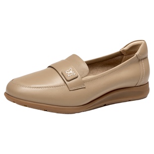 【头层牛皮】乐福鞋女平底2026春季新款真皮百搭软底深口单鞋休闲