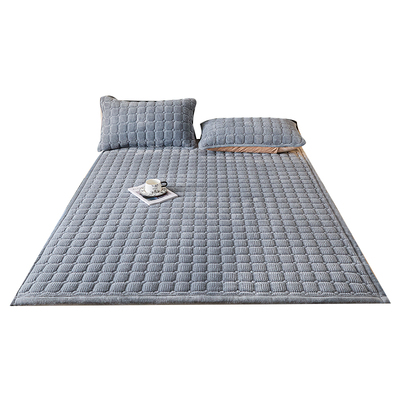 品质雕花加绒床褥垫牛奶绒床垫