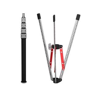 GRIPONE碳纤维支架影室内闪光灯灯架摄影棚外拍户外三脚架轻便便携2.18米网红直播微单单反补光灯通用可折叠