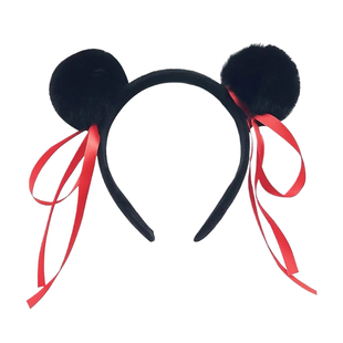 哪咤同款丸子头发箍儿童发卡头饰可爱元旦跨年表演男女孩头箍发饰