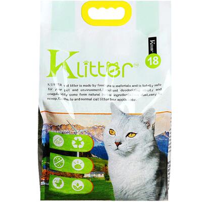 酷亲原味绿茶猫砂40斤低尘不沾底