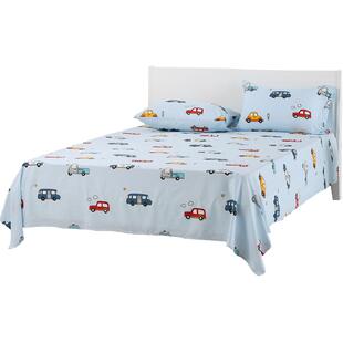 多喜爱卡通纯棉床单单件100全棉学生宿舍棉床单儿童床上用品