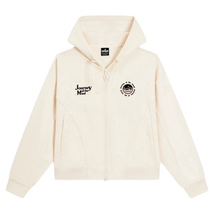 特步针织运动服女款连帽卫衣开衫修身显瘦春秋款上衣百搭休闲外套