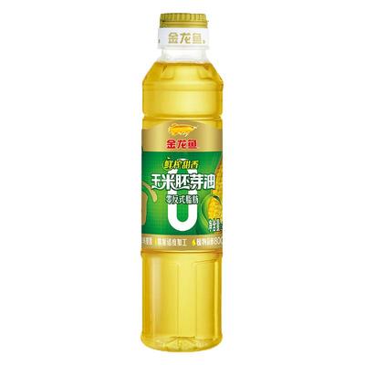 金龙鱼鲜榨甜香玉米油400ml烘培伴侣炒菜非转基因0反式脂肪食用油