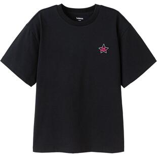 巴拉巴拉女童短袖t恤中大童宝宝速干t夏季儿童黑色上衣薄款打底衫