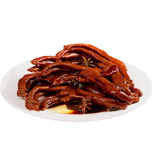 旺家福旗舰店所有爸妈的幸福家直播间旺家福老卤鸡脚筋新品卤味鸡脆骨零食