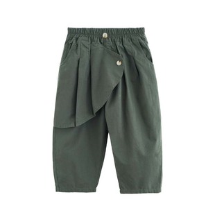 砚台家童装男童痞帅风萝卜裤子春秋百搭儿童黑色休闲裤小童棉布裤