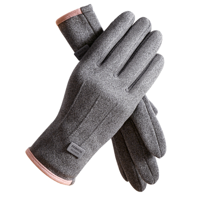 手套女秋冬季防风加绒保暖触屏