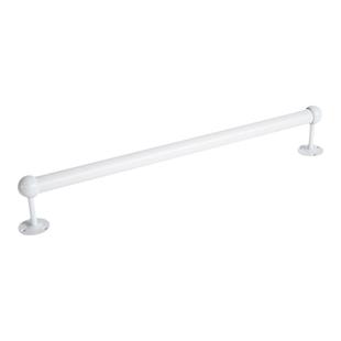 黑色白色吊装浅衣柜杆窄吊柜纵向吊杆柜子顶装挂衣杆U型竖向衣通