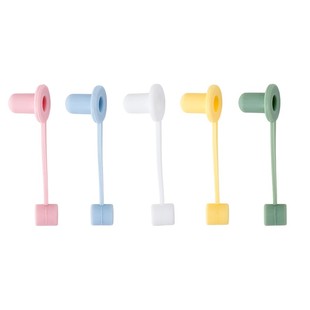 简约吸管帽马克龙防尘非一次性吸管套耐热防口红透明环保奶茶成人