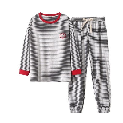 睡衣女秋季纯棉休闲束口裤可外穿