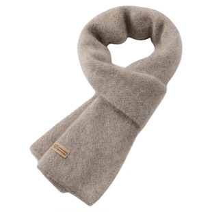 玖慕100%纯山羊绒围巾女秋冬红色新年礼物保暖妈妈围脖帽女生套装