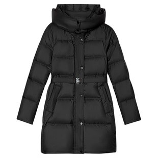 诗篇专选大绒朵白鸭绒填充收腰面包轻柔羽绒服冬款