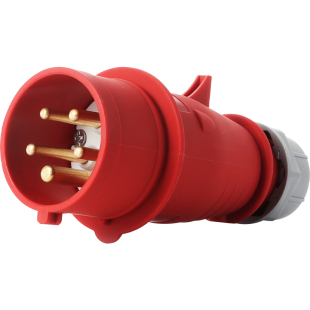 正泰航空插头插座防水公母对接工业电源线带5芯三相380v连接器16A