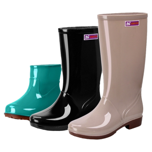 下地干活的鞋女雨靴胶鞋套鞋防滑时尚短筒鞋子水鞋春秋雨鞋水靴高