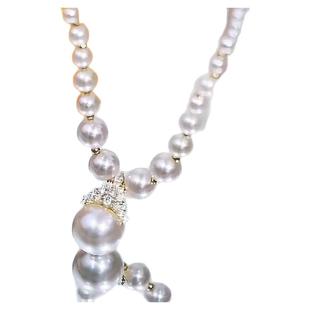 法式高端风优雅气质珍珠项链大气百搭流行轻奢时尚颈链小众锁骨链