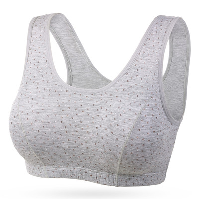 固定海绵中老年风文胸妈妈内衣