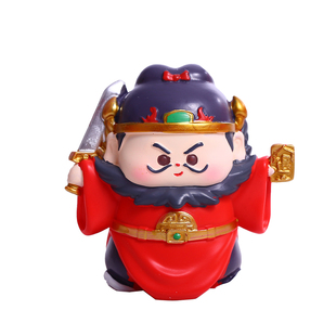 钟馗摆件职场防小人物件关公财神办公室工位玄学桌面情绪稳定装饰