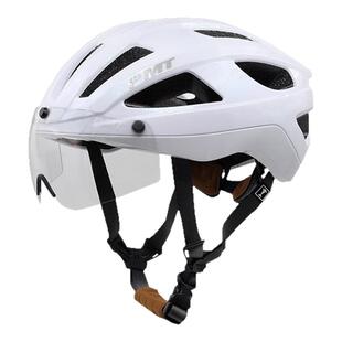 PMT GOLF骑行头盔磁吸式风镜防风一体变色山地公路车自行车男女款