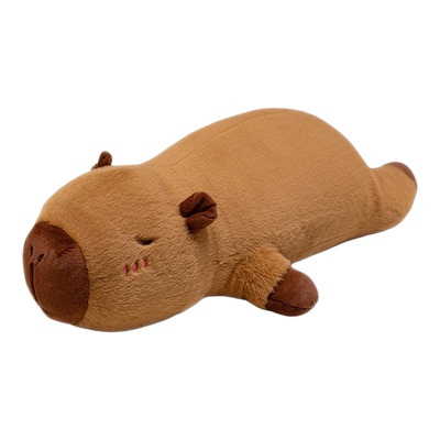 卡皮巴拉公仔毛绒玩具长条抱枕