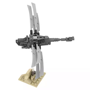 沙丘扑翼机迷你沙虫积木影视周边飞机载具拼搭模型小颗粒拼装玩具