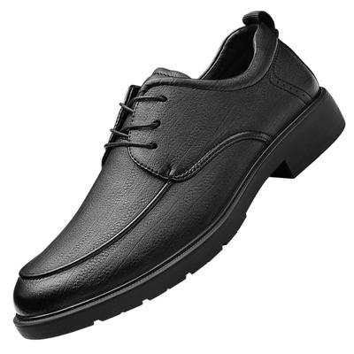 强人3515羊皮男鞋透气舒适商务皮鞋通勤软底正装德比鞋真皮高级感