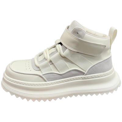 欧洲站2025冬季新款高帮鞋马丁靴