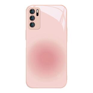 适用oppor17手机壳ins粉色渐变reno9女新款reno8小众findx6液态玻璃vivox90高级感x80x70x60pro套iqoo11/neo5