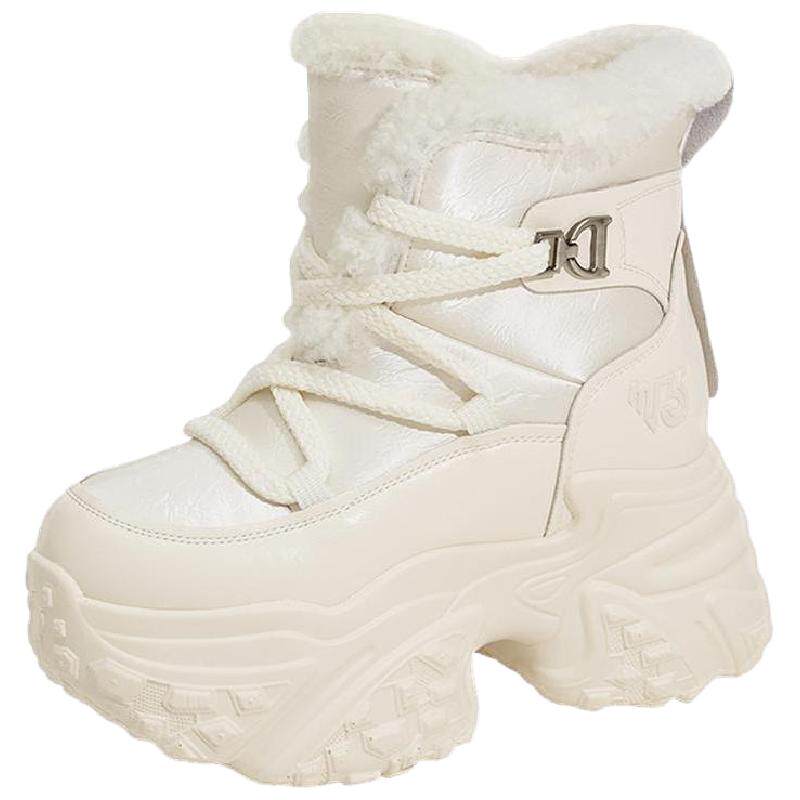ZFCQ冬季厚底内增高雪地靴女大棉