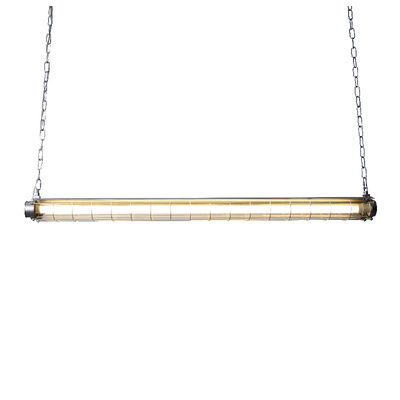 loft复古工业风铁艺双管餐厅吊灯