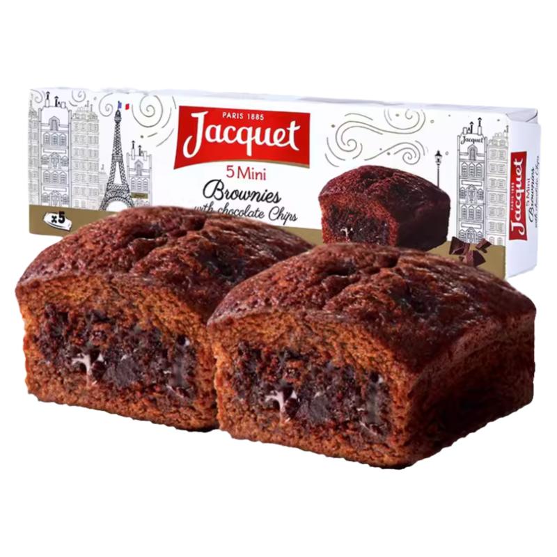 进口Jacquet法国雅乐可布朗尼蛋糕点心巧克力西式甜点零食下午茶