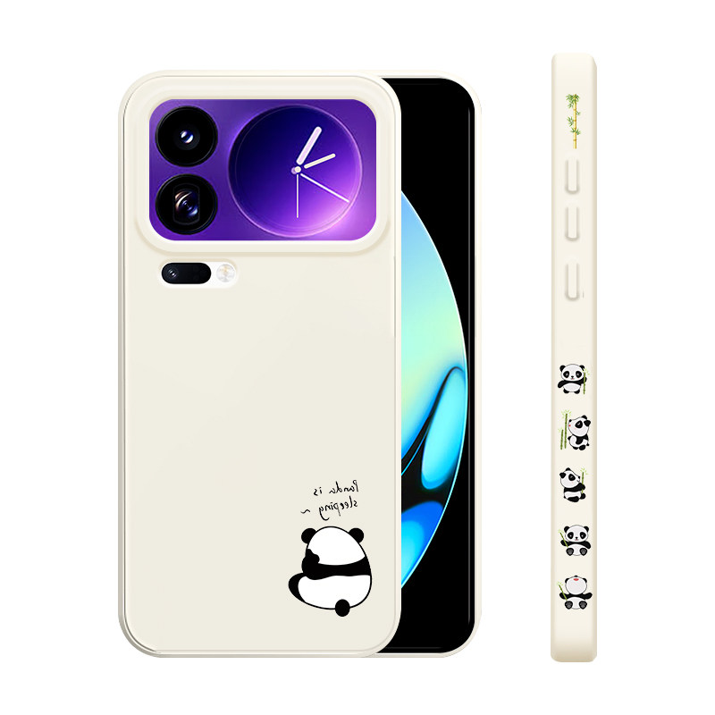 适用小米18Pro手机壳新款小米18ProMax液态硅胶保护套xiaomi镜头全包防摔超薄软壳潮男女生网红卡通可爱熊猫
