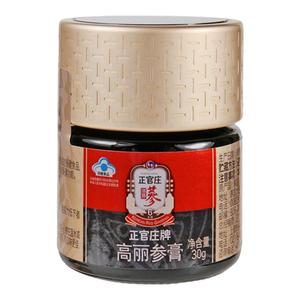 韩国正官庄6年根高丽参膏30g/瓶  红参人参皂苷浓缩保健免疫调节