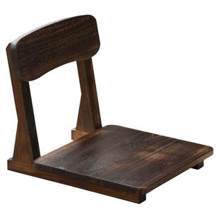 日式靠背椅榻榻米床上座椅懒人无腿椅矮凳靠背软垫椅飘窗和室椅子