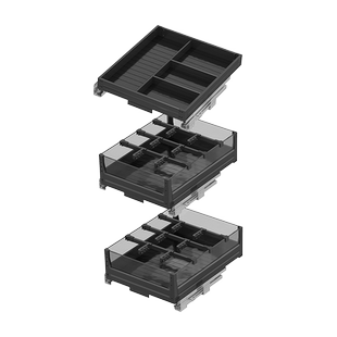 拉篮厨房橱柜双层拉篮抽屉式抽屉内置碗架调味拉篮400柜体碗碟篮