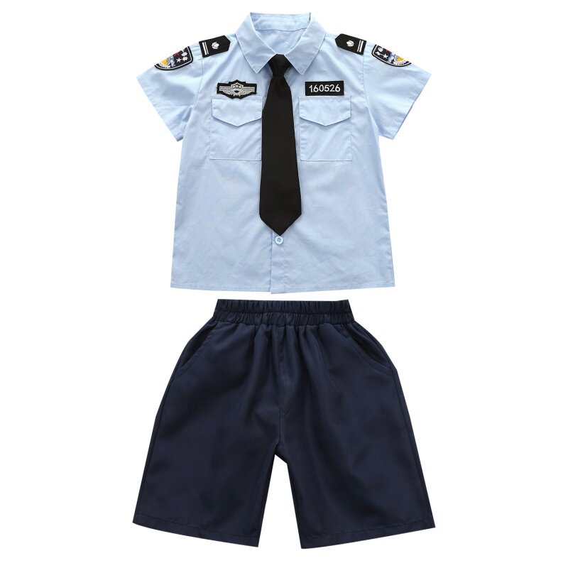 六一儿童警官制服角色扮演套装
