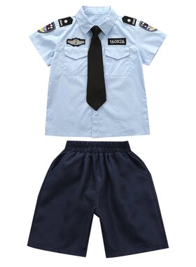 六一儿童警官制服角色扮演套装