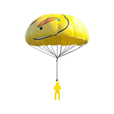 儿童户外亲子手抛降落伞竹蜻蜓