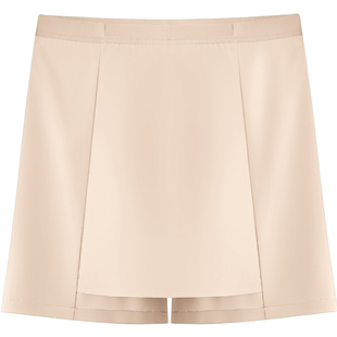 夏季薄款双层遮挡不显三角区神器安全裤女防走光冰丝无痕打底裤