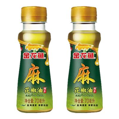 金龙鱼香满园花椒油芝麻香油凉拌小瓶70ml家用麻油食用油组合适用