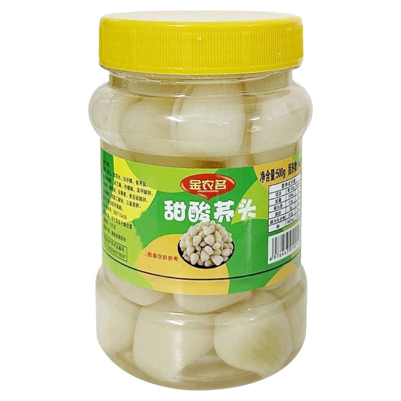 金农名甜酸荞头拌饭酱开瓶即食