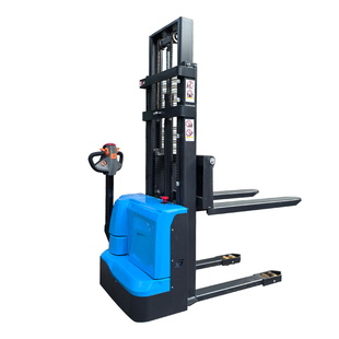 全电动堆高车步行式升高车站驾式电动叉车托盘堆垛机充电装卸铲车