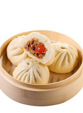 信华食品咸鸭蛋黄肉包营养早餐