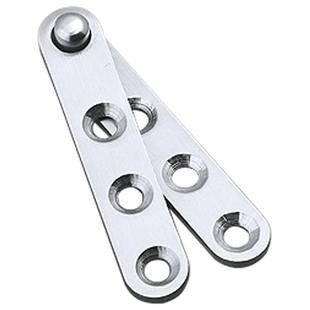 天地轴合页一字转轴暗藏柜门荷叶五金上下轴隐形旋转轴木门折页