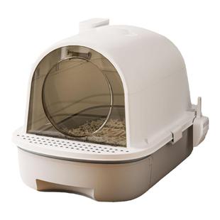 猫砂盆超大号全封闭式隔臭防外溅猫厕所幼猫沙盆子抽屉式猫咪用品