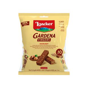 loacker莱家巧克力涂层进口散装手指威化饼干休闲儿童网红小零食